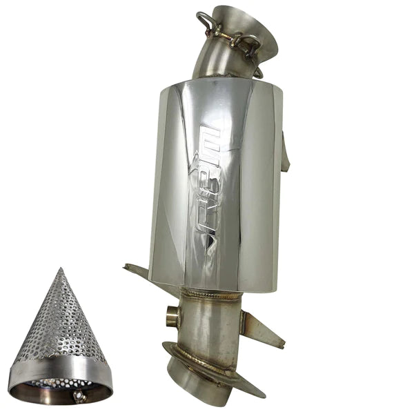 RPM Powersports 2020-2022 Ski-Doo 850 Turbo Stainless Lightweight Sport Muffler - Gen 4 Only