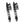 Load image into Gallery viewer, Zbroz Polaris RMK 36" X2 Exit Ski Shocks Agressive
