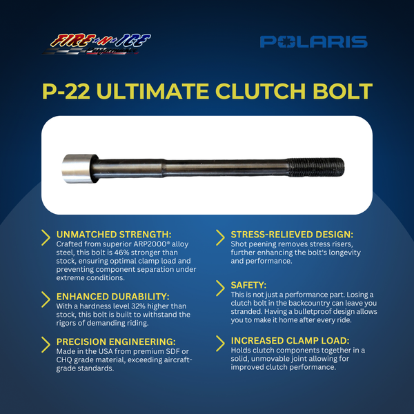 Fire N Ice Polaris P-22 Ultimate Clutch Bolt