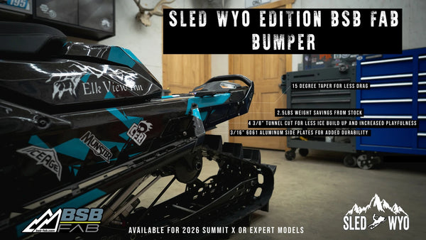 BSB Fab 2026 Ski-Doo "Sled Wyo Edition" Slash Bumper
